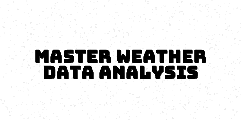 Build Your Own Weather Station Course