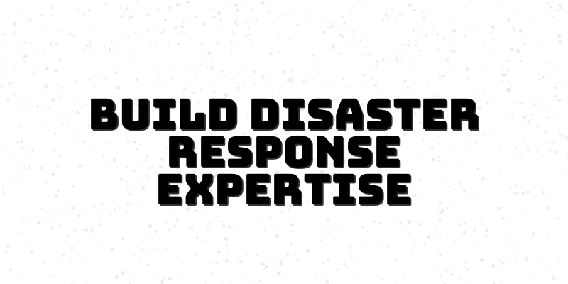 Disaster Response Planning Course for Engineers