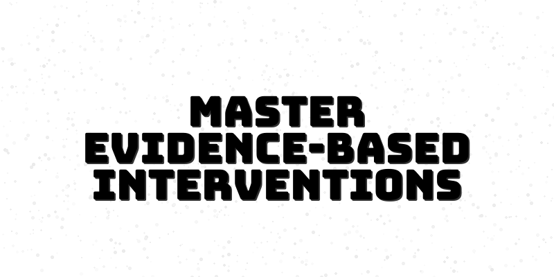 Designing Effective Intervention Programs for Learning Disabilities